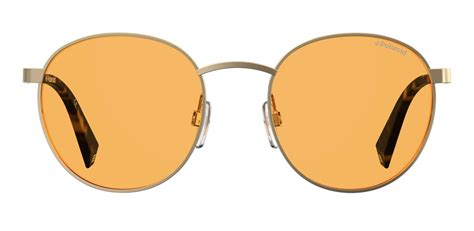 polaroid uv round metal sunglasses